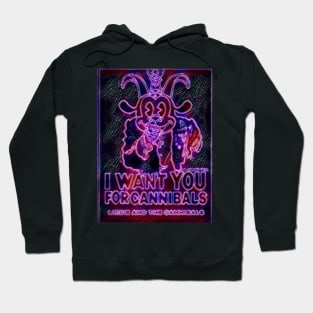 A Call for Arms for Lizzie and the Cannibals. Hoodie